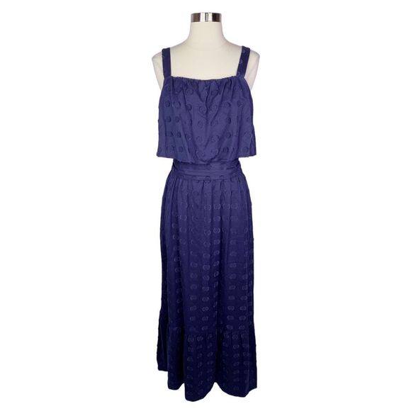 1901 Navy Night Maxi Dress - Size Medium - Picture 1 of 5